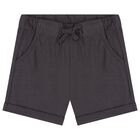 Younger Boys Ivory, Aqua & Grey Shorts Set, 4, hi-res