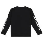 Black Logo Sweatshirt, 1, hi-res