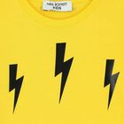 Boys Yellow Printed Long Sleeve Top, 3, hi-res