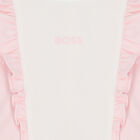 Younger Girls Pink Logo Dress, 1, hi-res