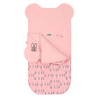 Girls Pink Teddy Logo Baby Nest, 1, hi-res