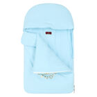 Blue & Gold Teddy Baby Nest, 2, hi-res