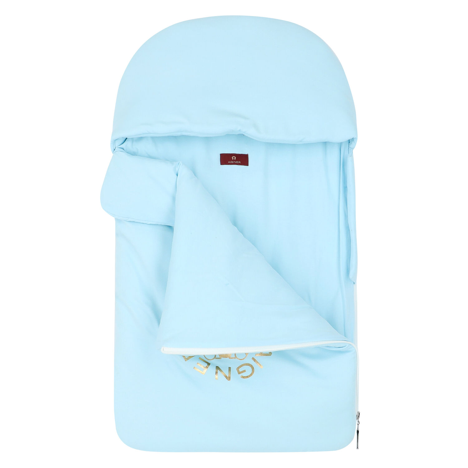 Blue & Gold Teddy Baby Nest, 2, hi-res