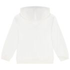 White Teddy Bear Logo Hooded Top, 1, hi-res