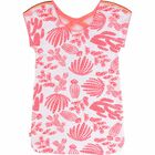 Girls White & Pink dress, 1, hi-res