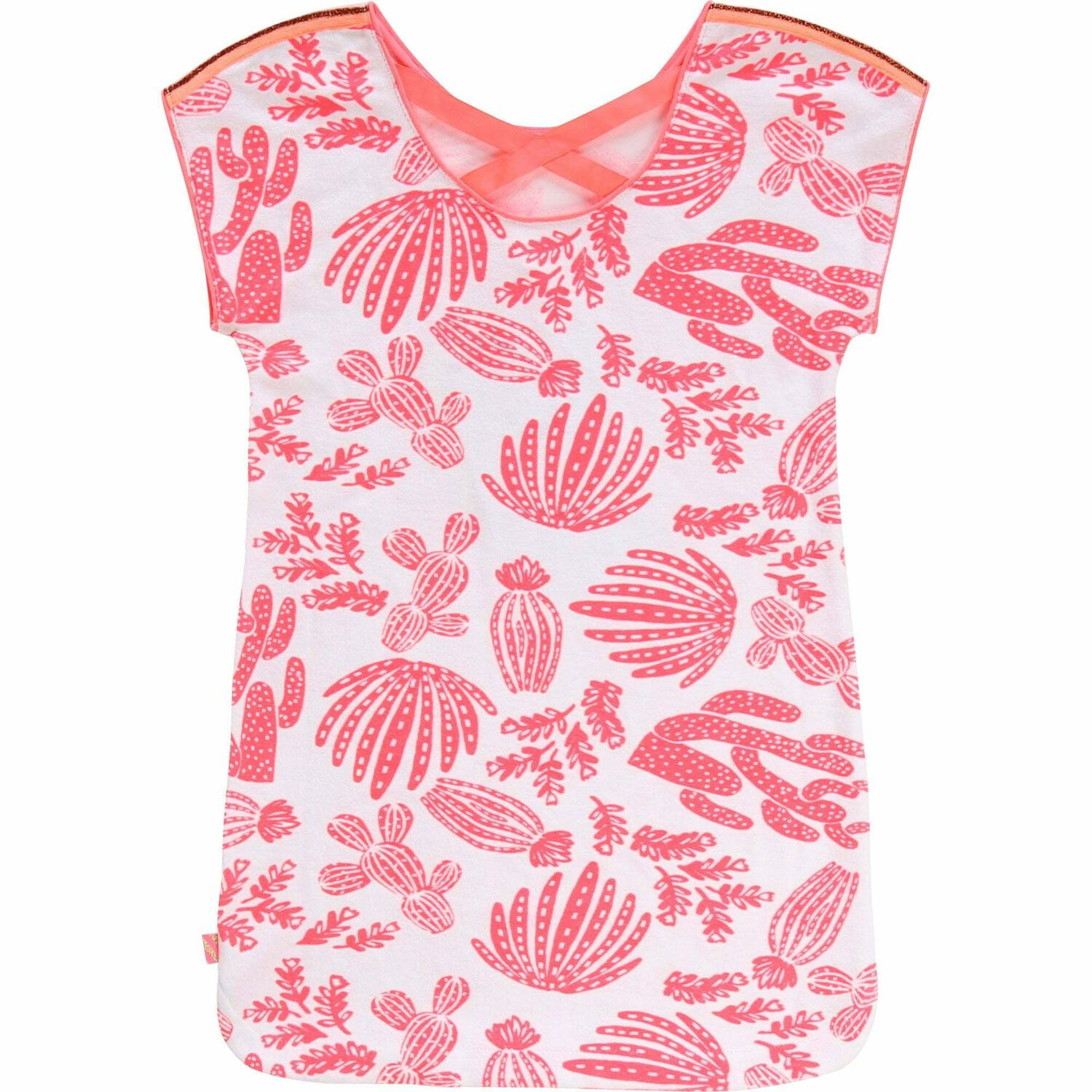 Girls White & Pink dress, 1, hi-res