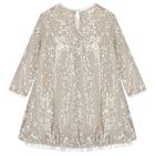 Girls Gold & Silver Embellished Dress, 1, hi-res