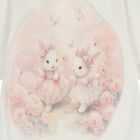 Baby Girls Ivory & Pink Bunny Babygrow Gift Set, 1, hi-res