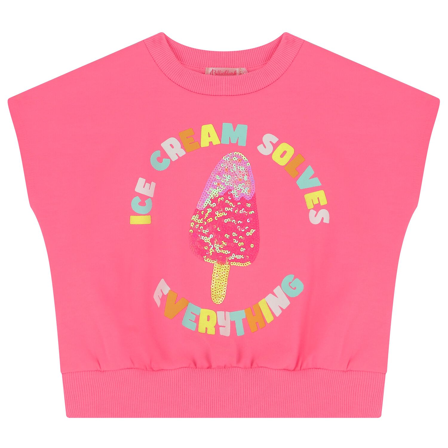 Girls Pink Sequin Top, 1, hi-res image number null