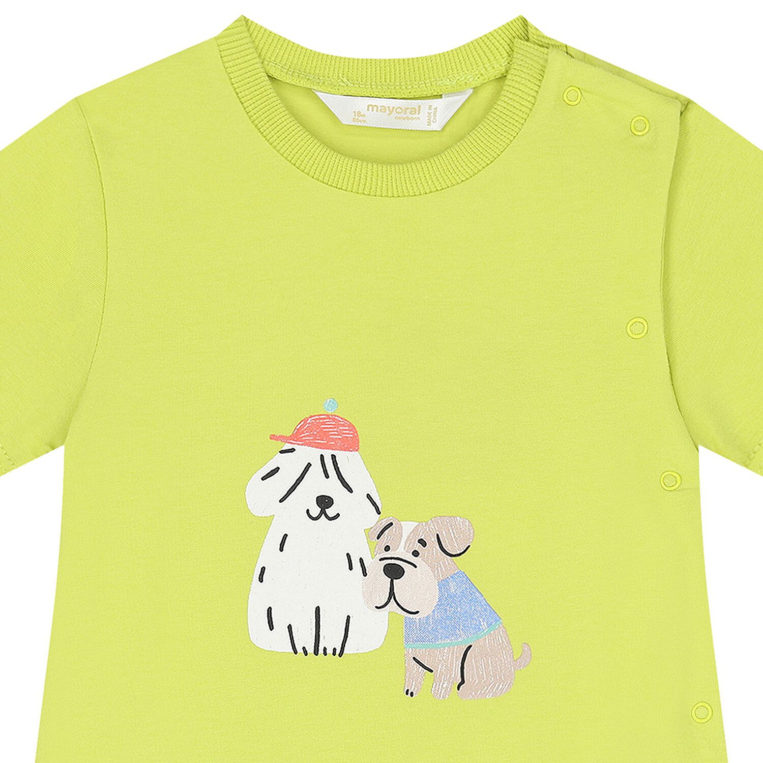 Baby Boys White & Green Rompers ( 3-Pack ), 1, hi-res