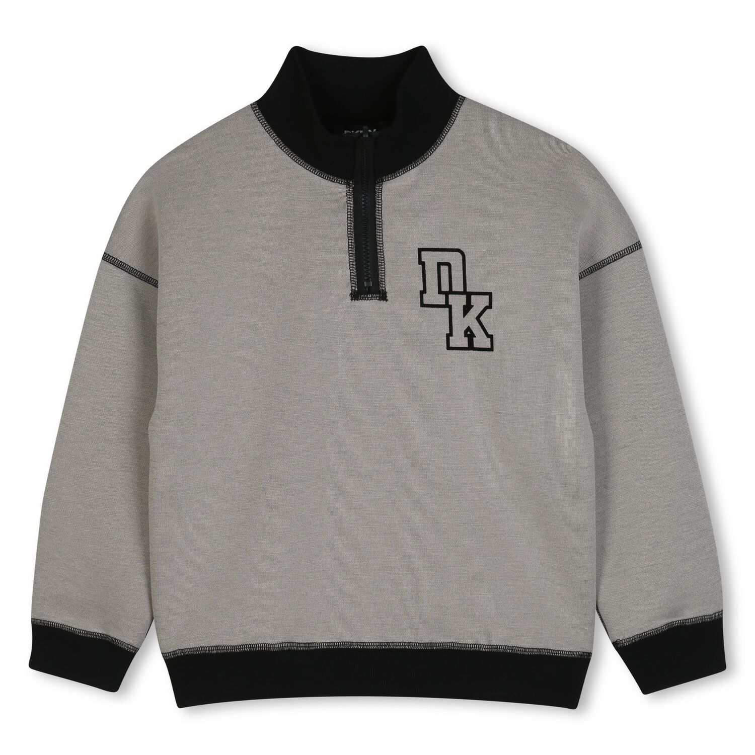 Boys Beige & Black Reversible Sweatshirt, 1, hi-res