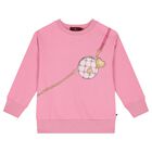 Girls Pink Logo Bag Sweatshirt, 1, hi-res