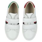 White Ace Leather Trainers, 1, hi-res
