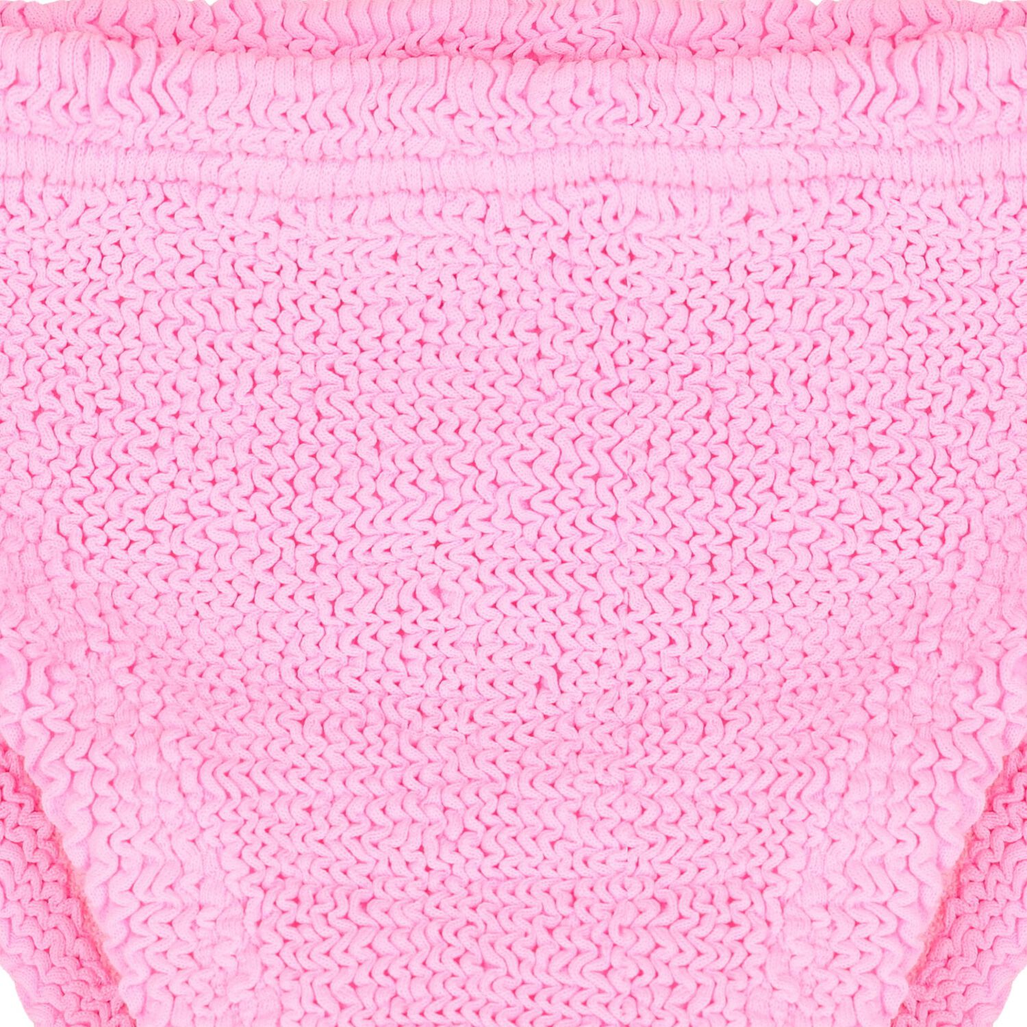 Girls Yellow & Bubblegum Pink Crinkle Bikini, 1, hi-res