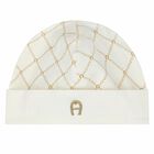 Ivory & Gold Logo Hat, 3, hi-res