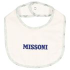 Ivory & Blue Logo Zig Zag Babygrow Gift Set, 1, hi-res