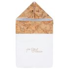 Beige & White Geo Map Baby Nest, 1, hi-res