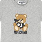 Younger Grey Teddy Bear Logo T-Shirt, 7, hi-res