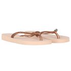 Girls Pink Logo Flip Flops, 1, hi-res