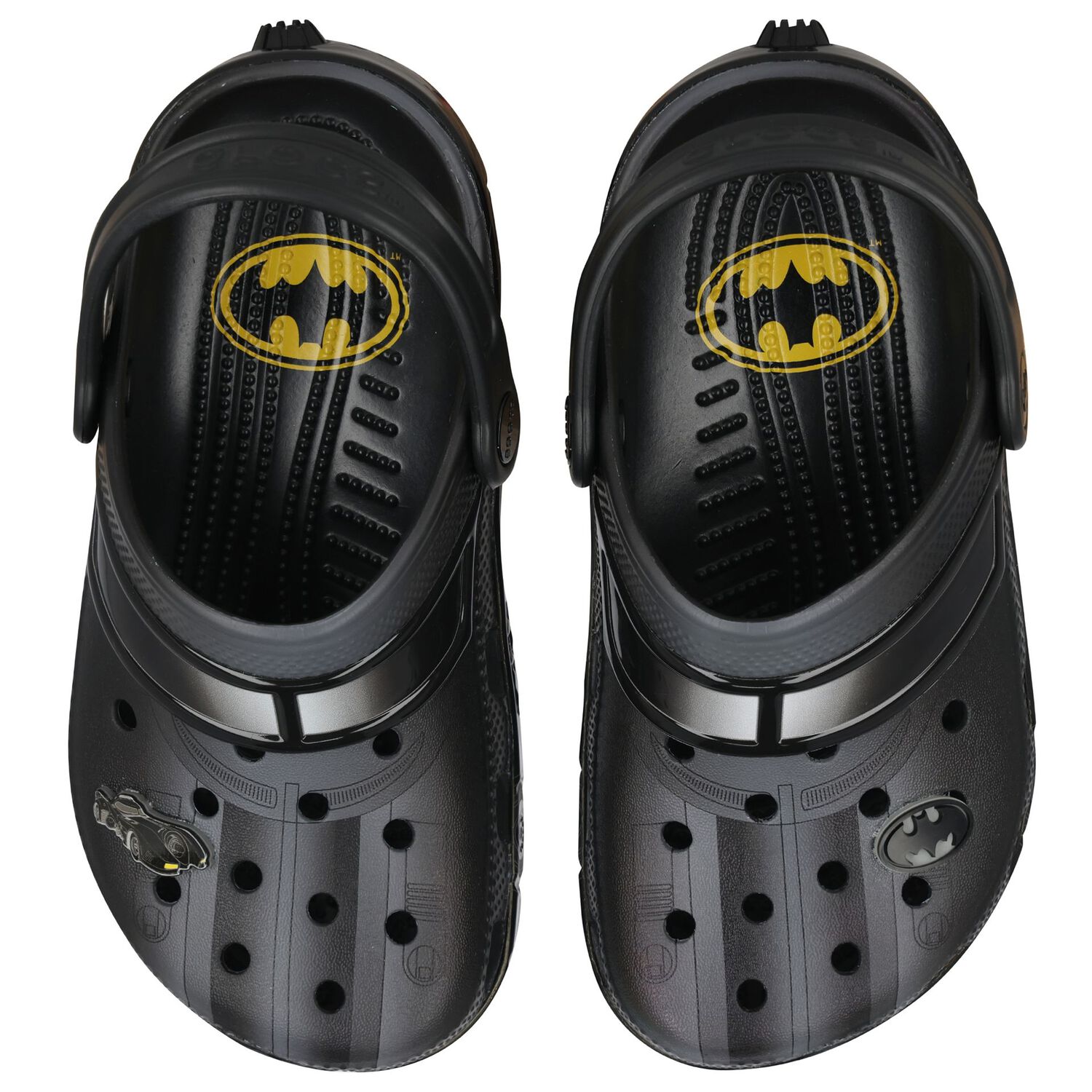 Black Batman Classic Clogs Sandals, 1, hi-res