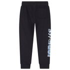 Boys Black Jordan Joggers, 1, hi-res