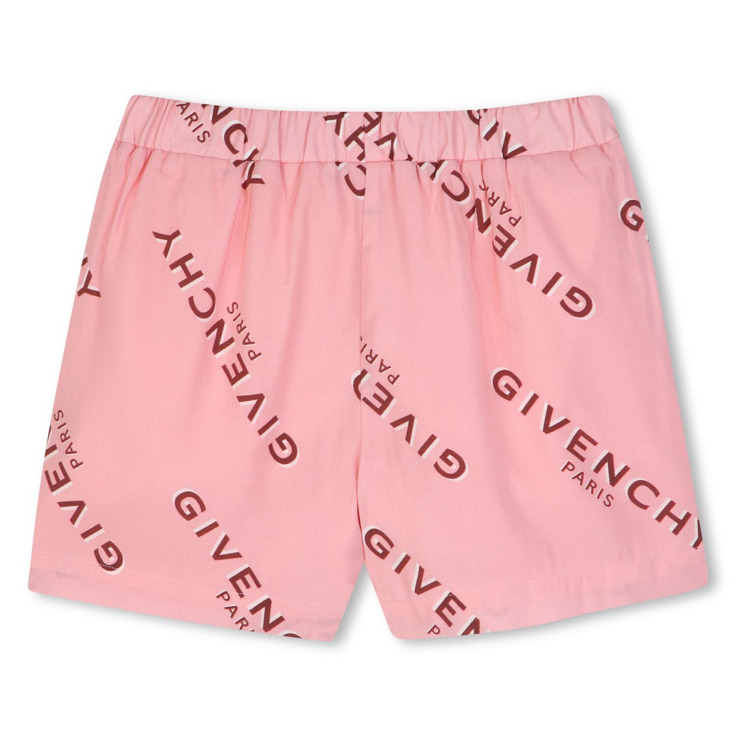 Girls Pink Logo Shorts Set, 1, hi-res