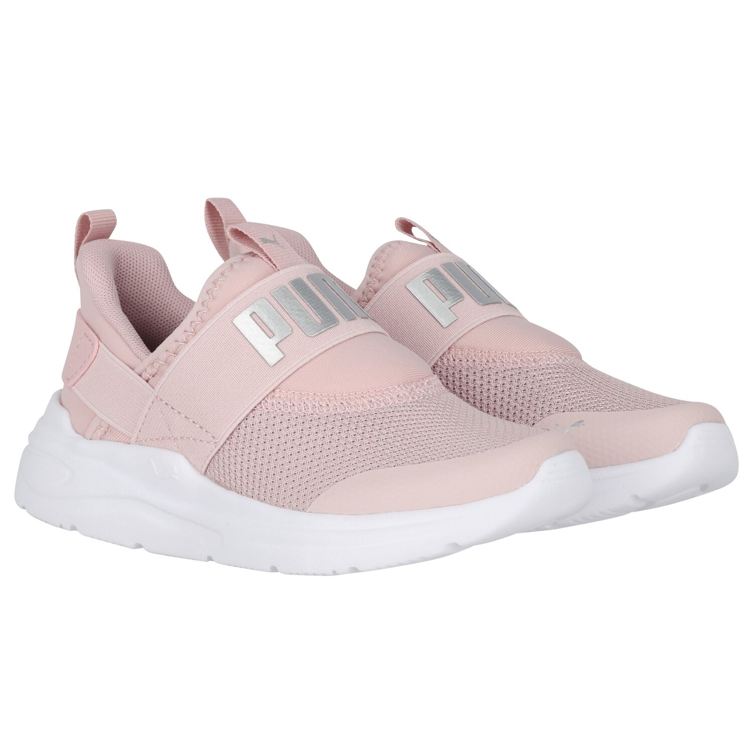 Girls Pink Soft Wired 2 Sliptech Trainers, 2, hi-res