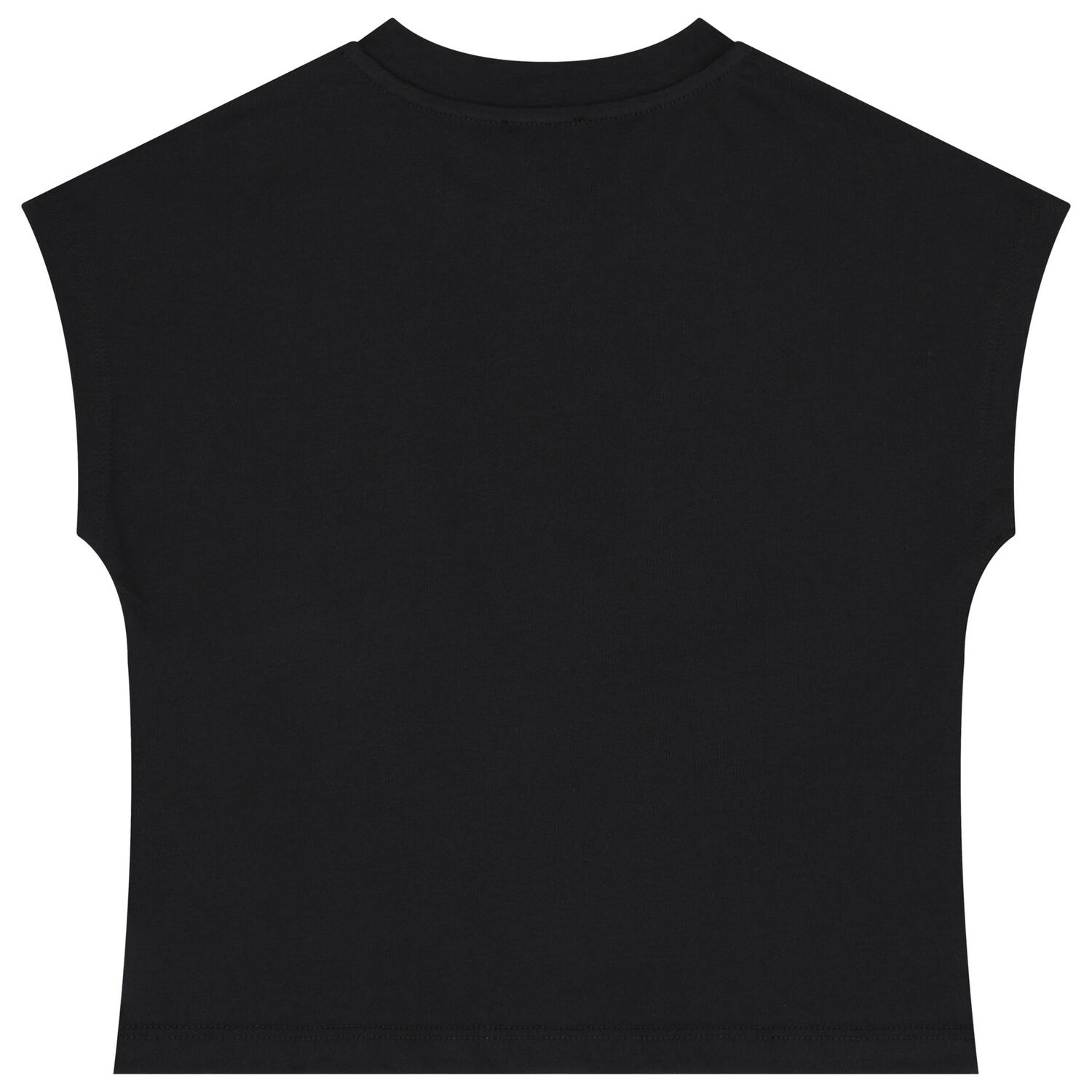 Girls Black Logo T-Shirt, 1, hi-res