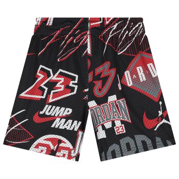 Boys Black Jordan Logo Shorts