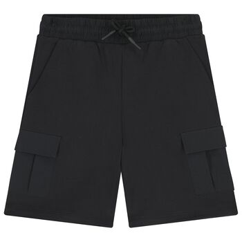 Boys Boys Black Logo Shorts