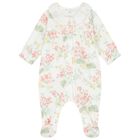 Baby Girls Ivory Floral Babygrow, 2, hi-res