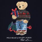 Boys Navy Blue Polo Bear Logo Sweatshirt, 1, hi-res