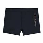 Boys Navy Logo Boxer Shorts, 1, hi-res
