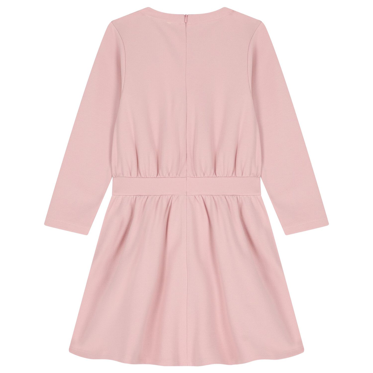 Girls Pink & Gold Logo Dress, 2, hi-res