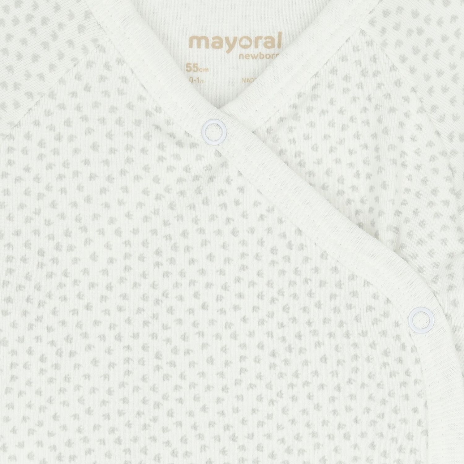 Ivory & Grey Bodysuits ( 2-Pack ), 1, hi-res