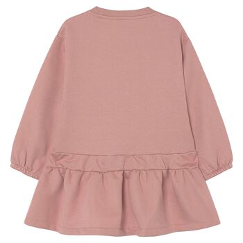 Girls Pink Heart Dress