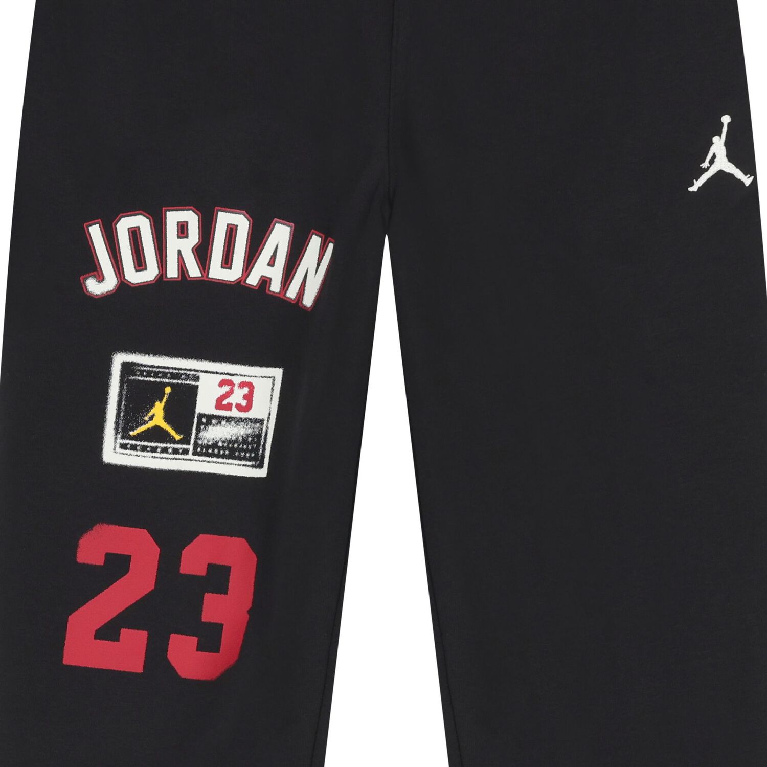 Boys Black Jordan Joggers, 1, hi-res