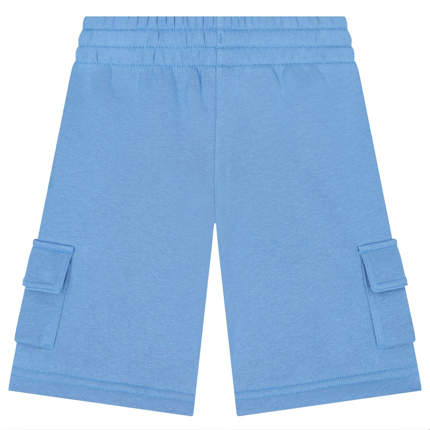 Boys Blue Logo Shorts, 2, hi-res