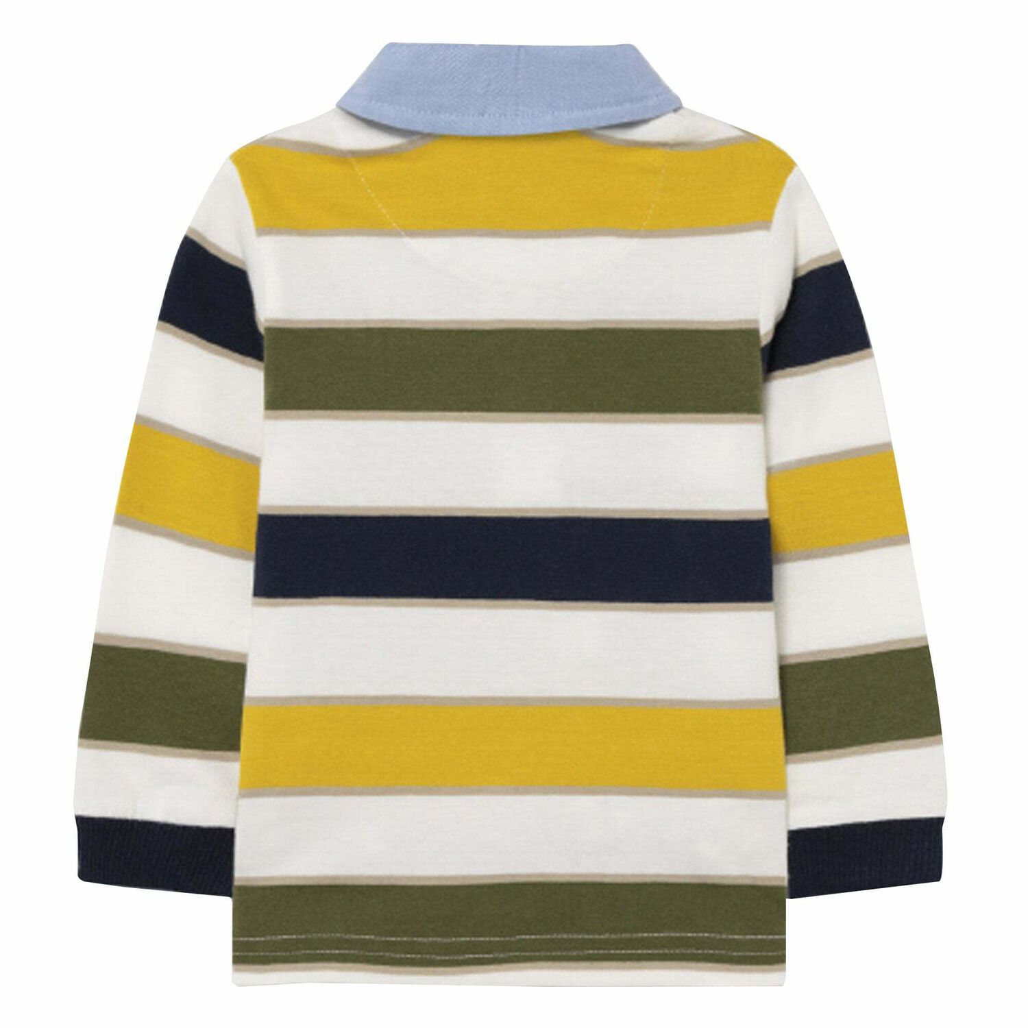 Younger Boys Striped Polo Shirt, 1, hi-res image number null