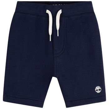 Younger Boys Navy Logo Shorts