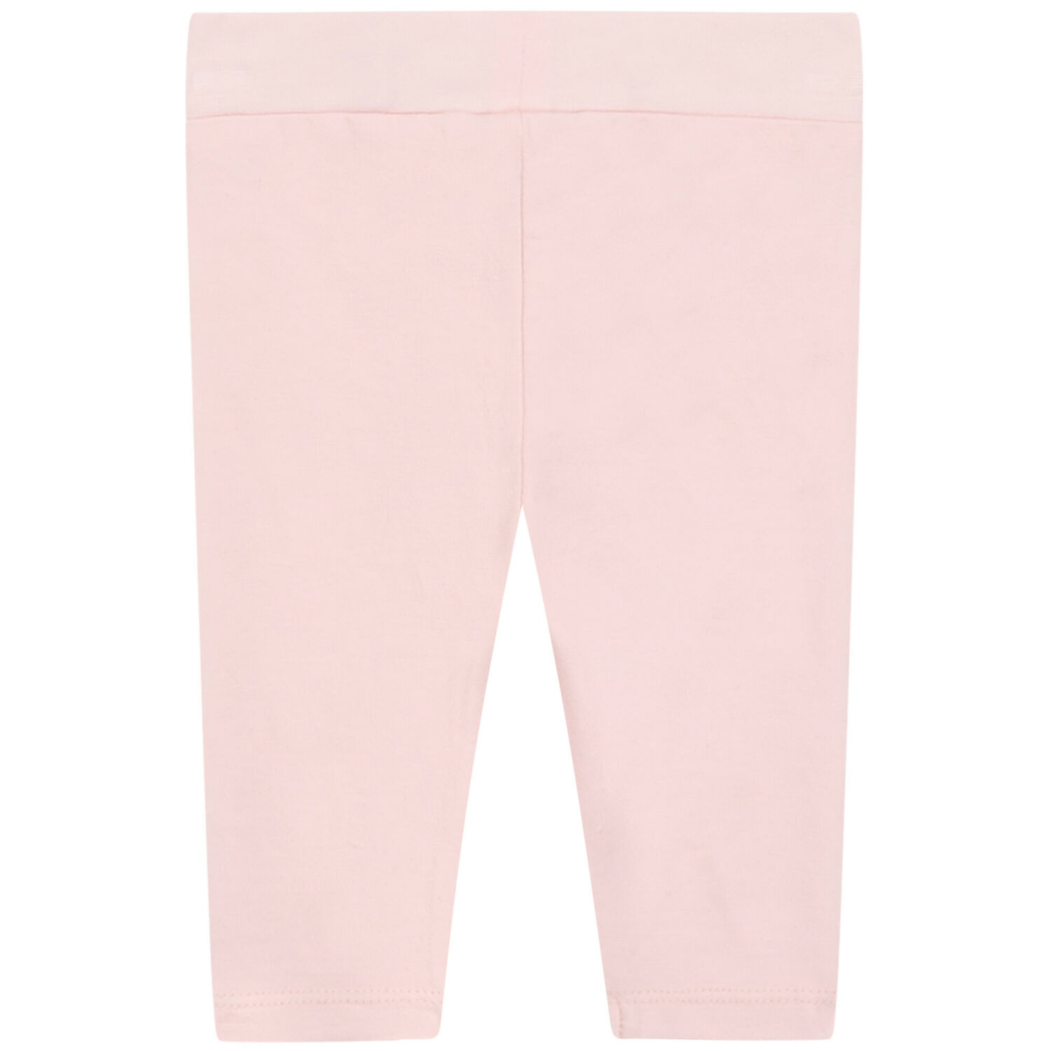 Younger Girls Pink Logo Leggings, 1, hi-res