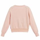 Girls Blush Pink Sequin Cardigan, 1, hi-res