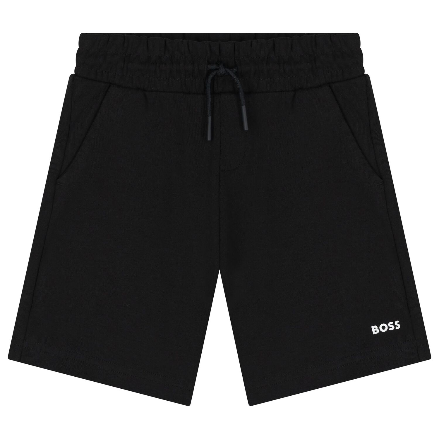Boys White & Black Logo Shorts Set, 1, hi-res image number null