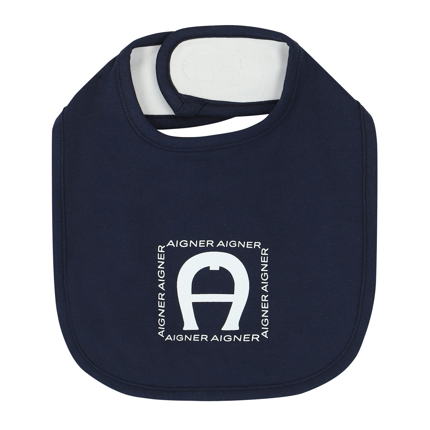 Baby Boys Navy Blue & White Logo Babygrow Set, 1, hi-res