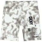 White & Grey Logo Shorts, 1, hi-res