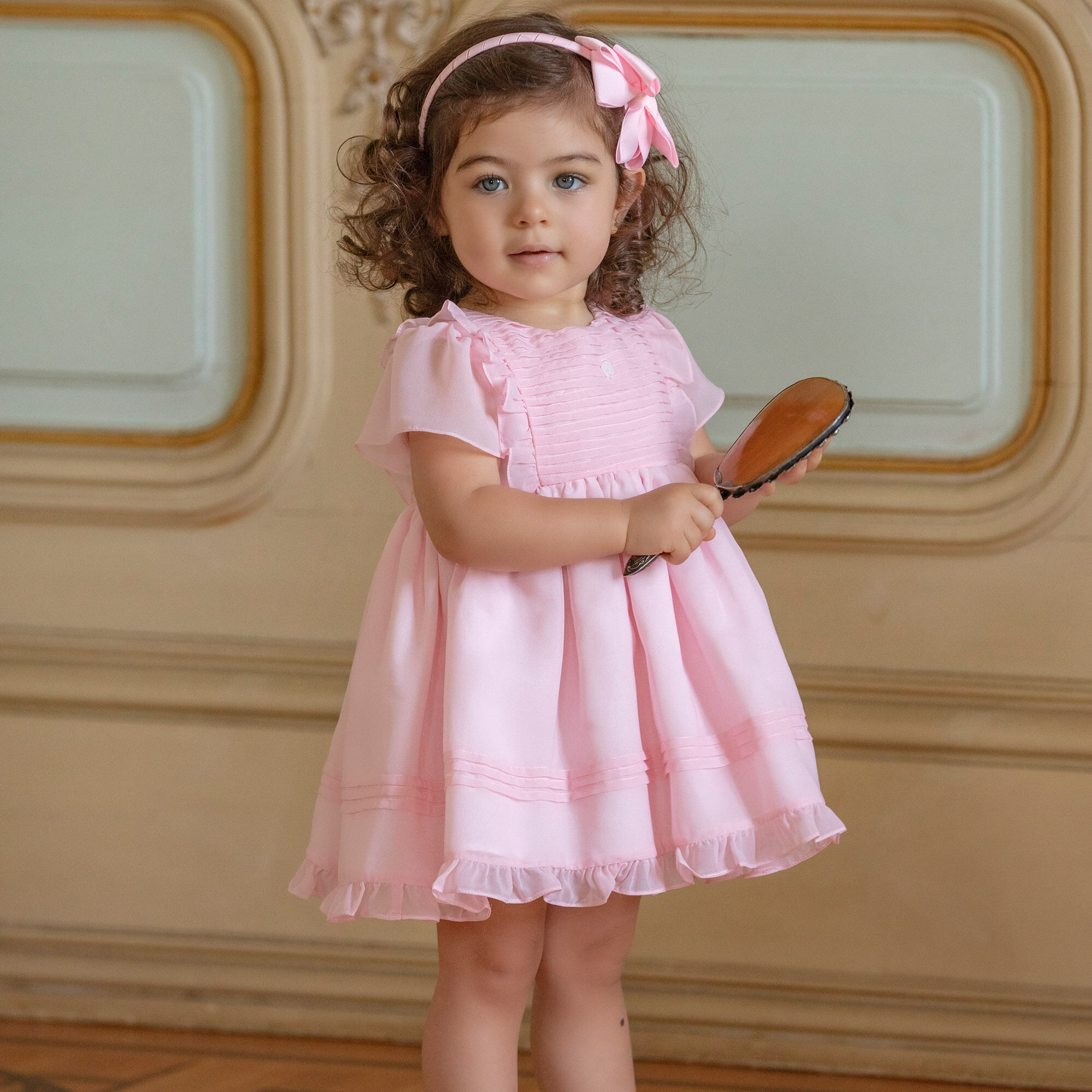 Blush dress for baby girl best sale