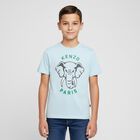 Boys Blue Elephant Logo T-Shirt, 2, hi-res