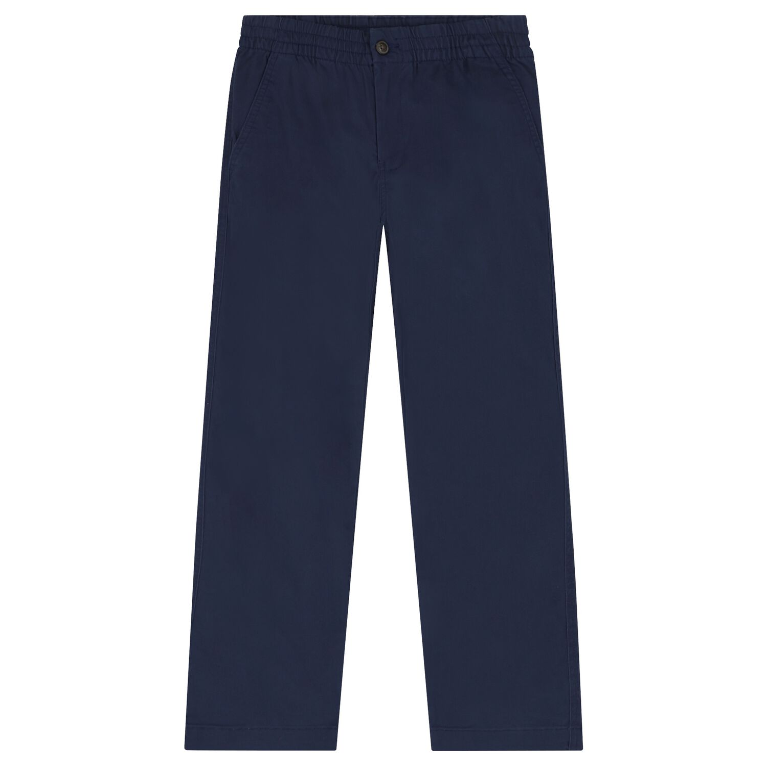 Boys Navy Blue Logo Trousers, 1, hi-res image number null