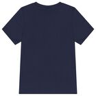 Boys Navy Blue & Red Shorts Set, 2, hi-res