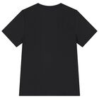 Boys Black Jordan Logo T-Shirt, 1, hi-res